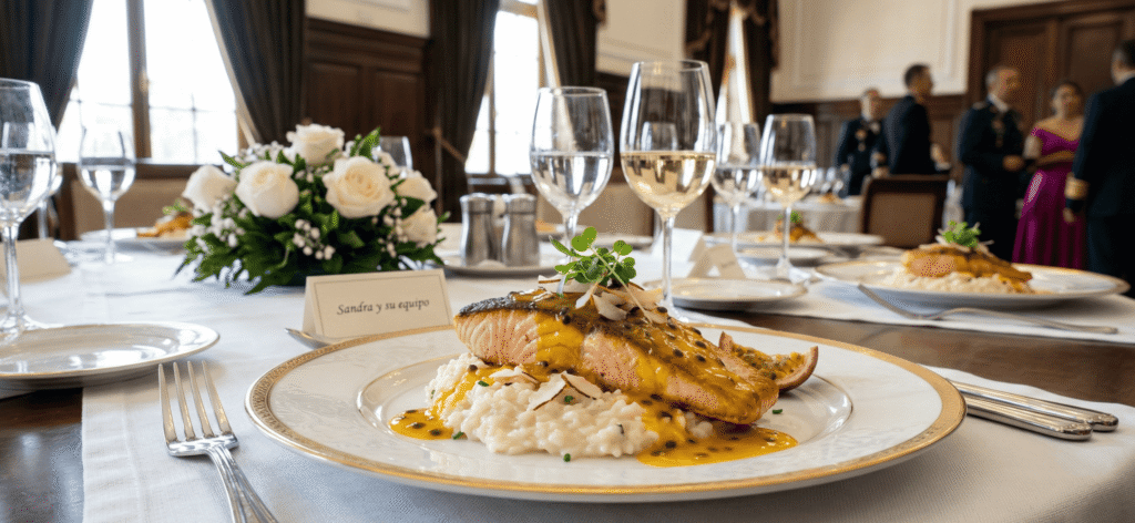 Menús inclusivos para catering para eventos en Bogotá diseñados por el Chef Carlos Rocha.