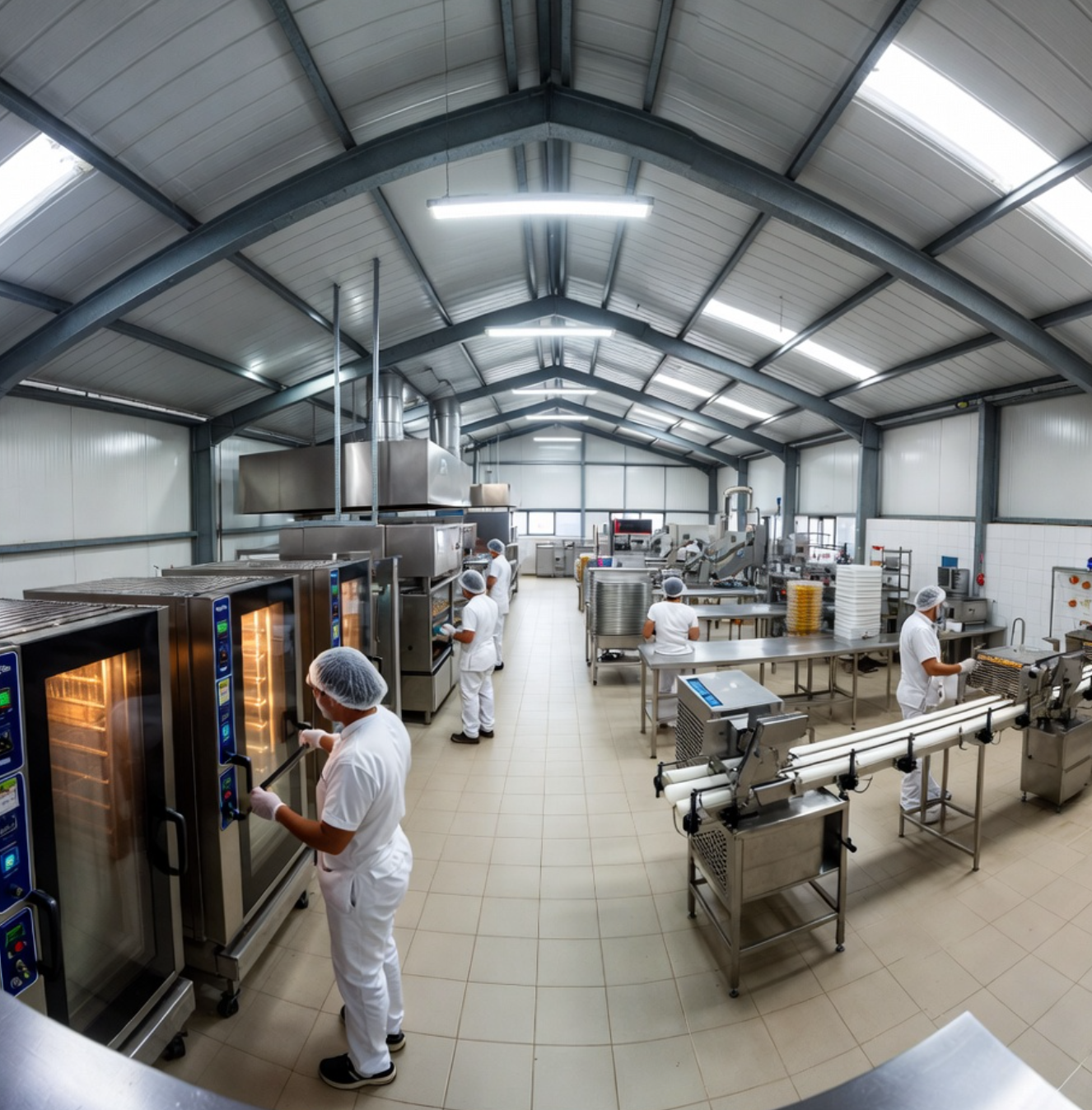 Infraestructura de cocina industrial y logística de Catering Bogotá para servicios corporativos y administración de casinos.